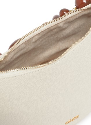 Detail View - Click To Enlarge - CULT GAIA - Gia beaded strap leather shoulder bag