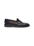 Main View - Click To Enlarge - ATP ATELIER - Monti' contrast stitching leather loafers