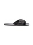 Main View - Click To Enlarge - ATP ATELIER - 'Carpari' knot square toe leather flat sandals