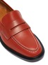 Detail View - Click To Enlarge - ATP ATELIER - Monti' contrast stitching leather loafers
