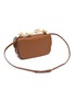 Figure View - Click To Enlarge - DANSE LENTE - 'Lea' Knotted top handle leather crossbody bag
