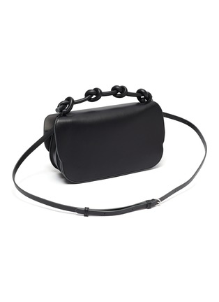 Figure View - Click To Enlarge - DANSE LENTE - 'Lea' Knotted top handle leather crossbody bag