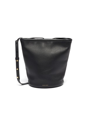 Main View - Click To Enlarge - MANSUR GAVRIEL - Zipped leather bucket bag