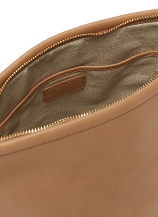 Detail View - Click To Enlarge - MANSUR GAVRIEL - Zipped leather bucket bag
