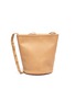 Main View - Click To Enlarge - MANSUR GAVRIEL - Zipped leather bucket bag