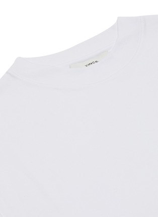  - VINCE - Wide sleeve crop cotton T-shirt