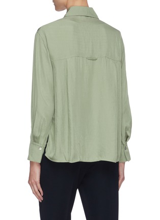Back View - Click To Enlarge - VINCE - Button down boxy shirt