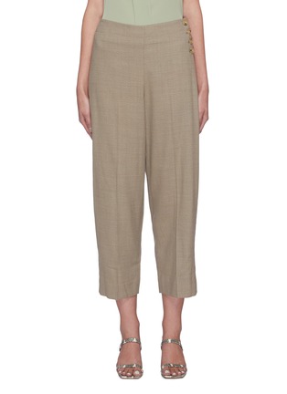Main View - Click To Enlarge - VINCE - High-waist crop wool pants
