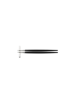 Main View - Click To Enlarge - CUTIPOL - Goa Chopsticks set – Matte Silver, Black