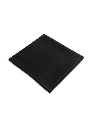 Detail View - Click To Enlarge - L'OBJET - Linen napkins – Black