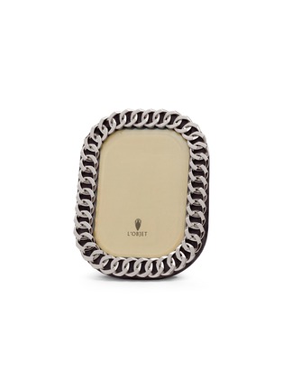 Main View - Click To Enlarge - L'OBJET - Cuban Link Photo Frame