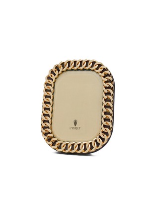 Main View - Click To Enlarge - L'OBJET - Cuban Link Photo Frame