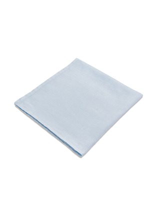 Detail View - Click To Enlarge - L'OBJET - Linen napkins – Light Blue