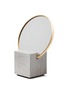 Main View - Click To Enlarge - SLASH OBJECTS - Slash Rubber Base Vanity Mirror – Gray/Gris