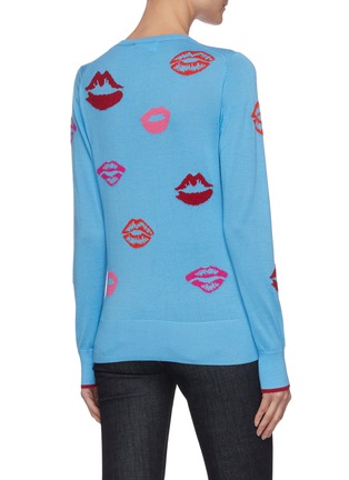 Back View - Click To Enlarge - VICTORIA, VICTORIA BECKHAM - Lips merino wool sweater