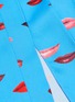 Detail View - Click To Enlarge - VICTORIA, VICTORIA BECKHAM - Lips print pleated midi skirt