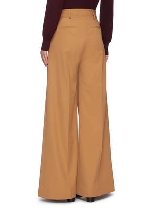 Back View - Click To Enlarge - VICTORIA, VICTORIA BECKHAM - High-waisted wide leg suiting pants