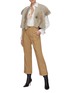 Figure View - Click To Enlarge - SAINT LAURENT - Wide straight leg suiting pants