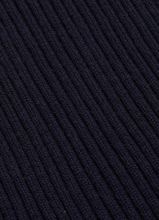 Detail View - Click To Enlarge - SAINT LAURENT - 'Role Colroule' turtleneck knit dress