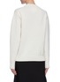 Back View - Click To Enlarge - JIL SANDER - Bunny print silk patch wool sweater