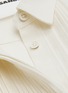 Detail View - Click To Enlarge - JIL SANDER - Plisse empire waist shirt dress