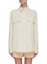 Main View - Click To Enlarge - JIL SANDER - Chest pocket relaxed fit shirt