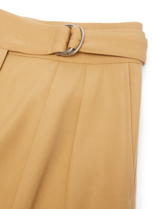  - JIL SANDER - Belted waist pleat tailored pants