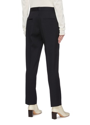 Back View - Click To Enlarge - JIL SANDER - Pleated wool suiting pants