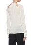 Back View - Click To Enlarge - JIL SANDER - Gathered cutout neck sweater