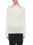 Main View - Click To Enlarge - JIL SANDER - Gathered cutout neck sweater