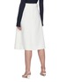 Back View - Click To Enlarge - JIL SANDER - Belted A-line midi skirt