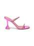 Main View - Click To Enlarge - AMINA MUADDI - Gilda crystal strap heeled sandals