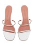 Detail View - Click To Enlarge - AMINA MUADDI - 'Gilda' crystal strap heeled leather sandals