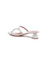  - AMINA MUADDI - 'Gilda' crystal strap heeled leather sandals