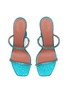 Detail View - Click To Enlarge - AMINA MUADDI - Gilda crystal strap glitter heeled sandals