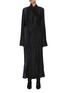 Main View - Click To Enlarge - JIL SANDER - Wrap Front Gathered Waist Pleated Dress