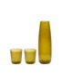 Main View - Click To Enlarge - R+D LAB - LUISA CARAFE AND VINO GLASS SET – Citrine Green
