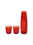 Main View - Click To Enlarge - R+D LAB - LUISA CARAFE AND VINO GLASS SET – Etruscan Red