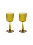 Main View - Click To Enlarge - R+D LAB - LUISA CALICE GLASS SET – Citrine Green