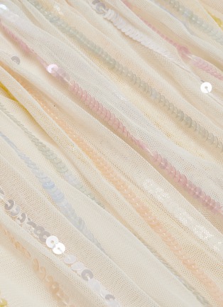 Detail View - Click To Enlarge - NEEDLE & THREAD - 'Chakra' rainbow sequin embellished tulle midaxi skirt
