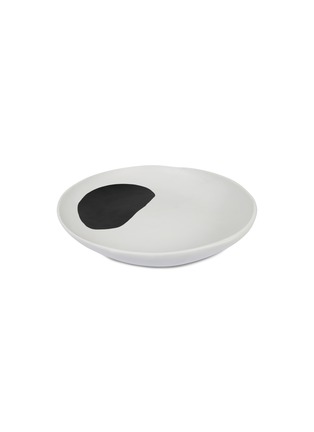Main View - Click To Enlarge - DINOSAUR DESIGNS - Atelier resin salad bowl – Black Dot on White