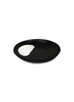 Main View - Click To Enlarge - DINOSAUR DESIGNS - Atelier resin salad bowl – White Dot on Black