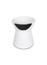 Main View - Click To Enlarge - DINOSAUR DESIGNS - Bow resin vase – Black Dot on Chalk