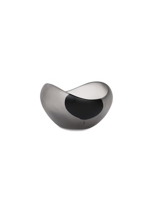 Main View - Click To Enlarge - DINOSAUR DESIGNS - Beetle Medium Resin bowl – Black Dot on Charcoal