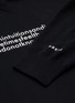  - SACAI - Einstein' slogan print hoodie