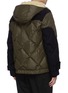 Back View - Click To Enlarge - SACAI - Colourblock hooded puffer jacket
