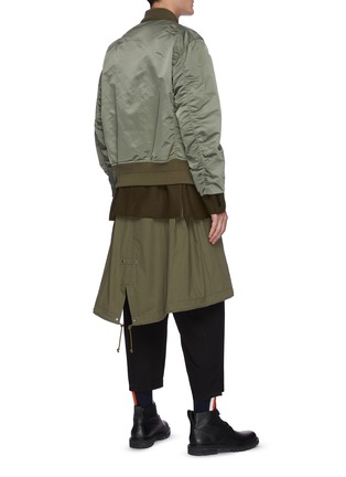 Back View - Click To Enlarge - SACAI - MA-1 fishtail parka jacket