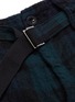  - SACAI - Asymmetric pocket belted flannel pants