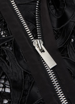  - SACAI - Paisley lace buckle neck panel jacket