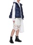 Figure View - Click To Enlarge - SACAI - Asymmetric zip front high neck puffer vest